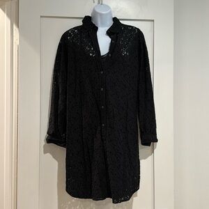 Gap lace shirt dress with slip!